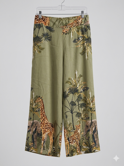 Palazzo Pants Green Size 8
