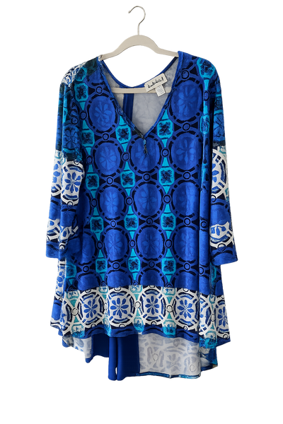 Joseph Ribkoff Geometric Tunic SIze 20