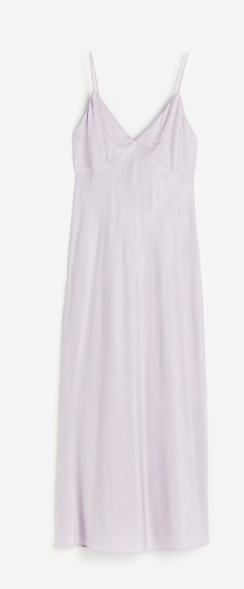 Luvalot Lilac Satin Slip Dress size 8
